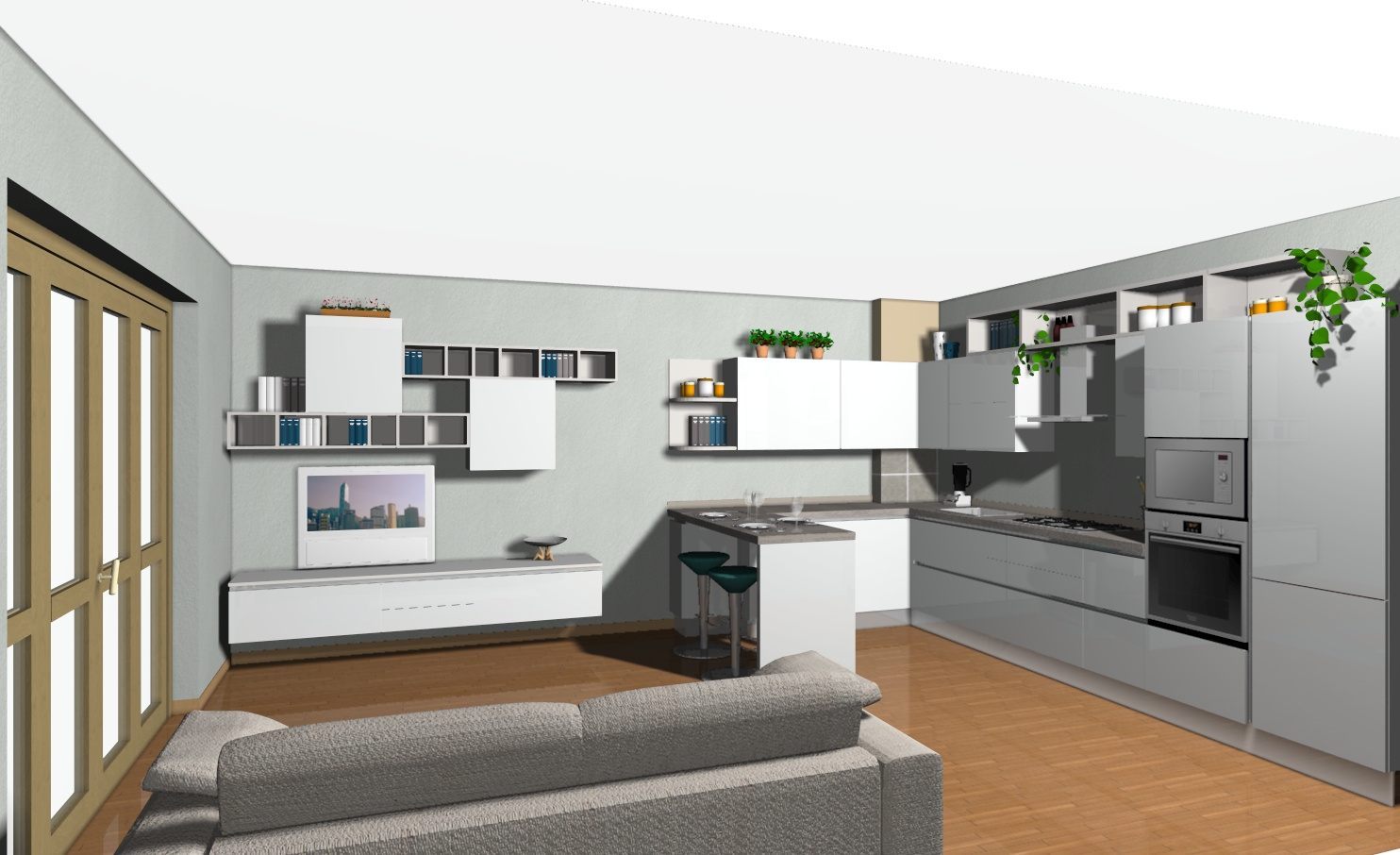 Carrera Go Plus e living Veneta cucine 